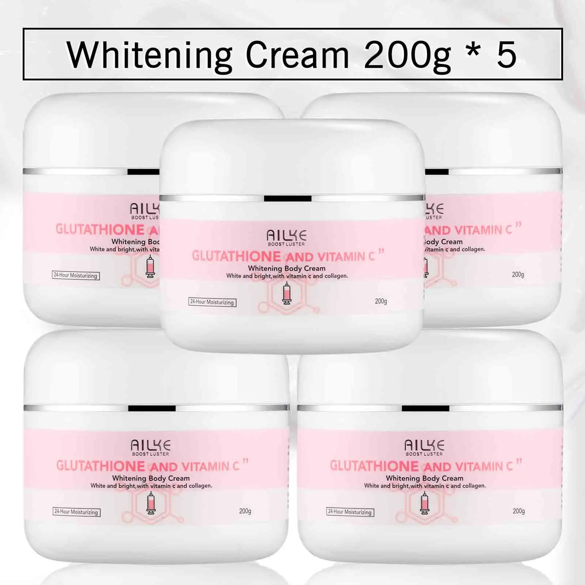 Conjunto de Cuidados de Pele AILKE com Vitamina C