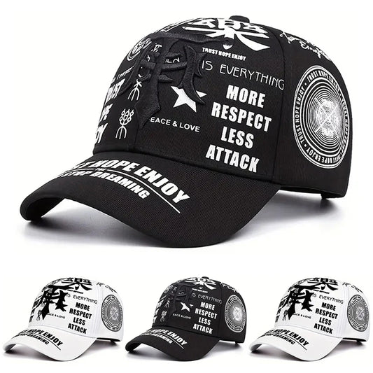 Chapéu de beisebol punhal graffiti