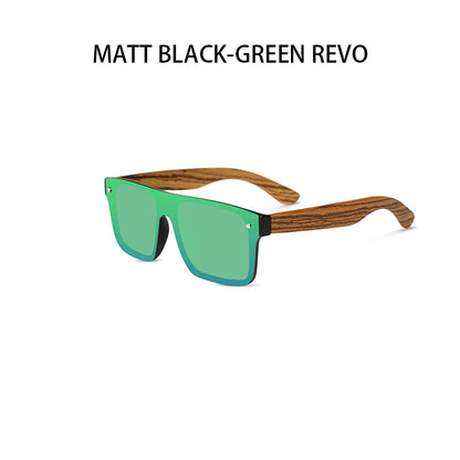 Óculos de sol de madeira polarizados