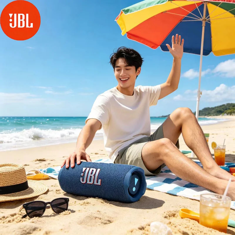 Caixa de Som Portátil JBL F6 — Bluetooth 5.3, IPX7, 25–49 W e USB