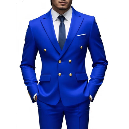 Fato Masculino Clássico de Duas Peças
