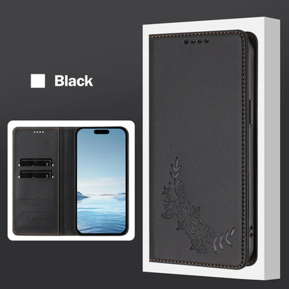 Capa Carteira Magnética de Couro para Xiaomi – Porta-Cartões e Proteção