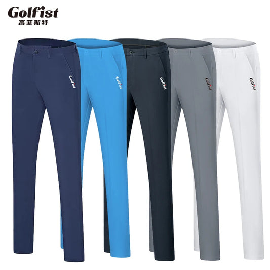 Calças de tênis respirável slim fit golfist