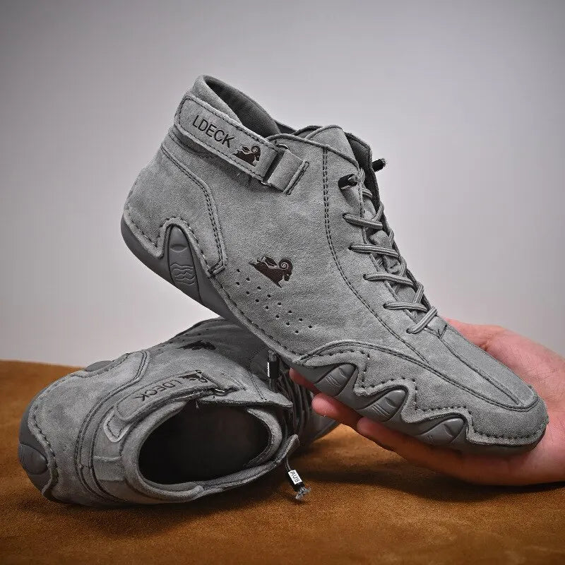 Botas Masculinas Casuais para Motocicleta – Calçado de Inverno Impermeável