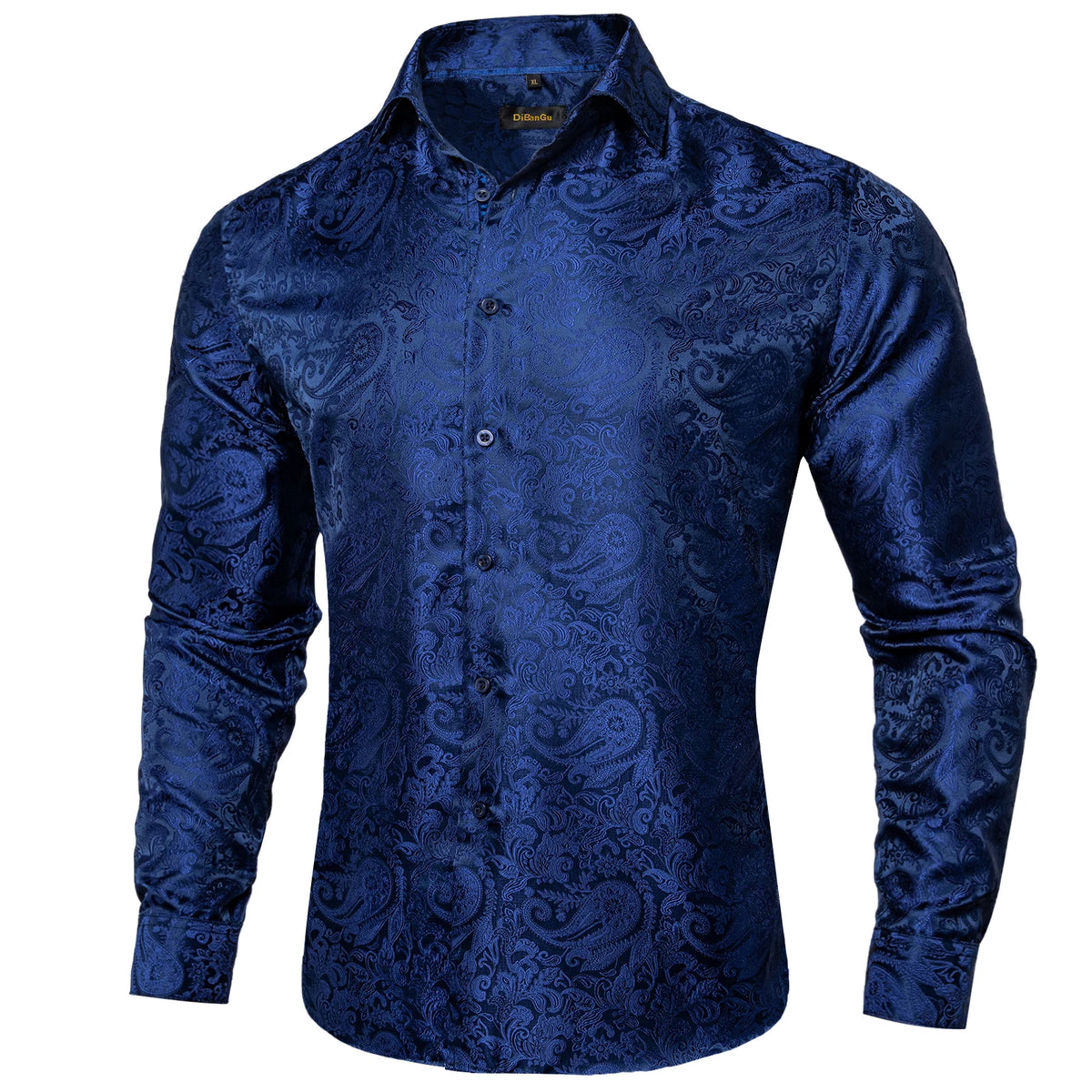 Camisa Masculina Paisley Roxa