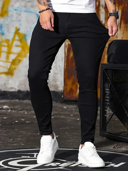 Calça Jeans Masculina Slim Fit Clássica