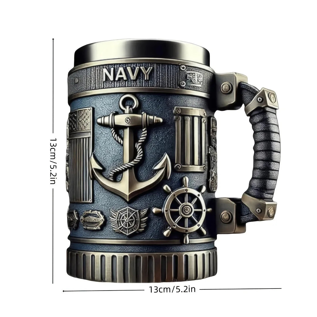 Caneca ResinCup V6/V8 em Aço Inoxidável