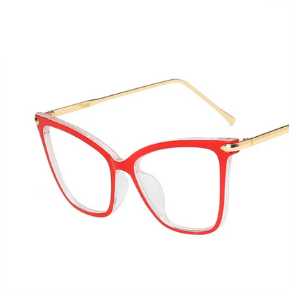 Óculos Olho de gato oversize de miopia