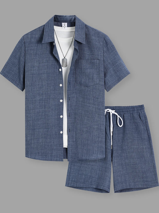 Conjunto Masculino de Camisa e Calções