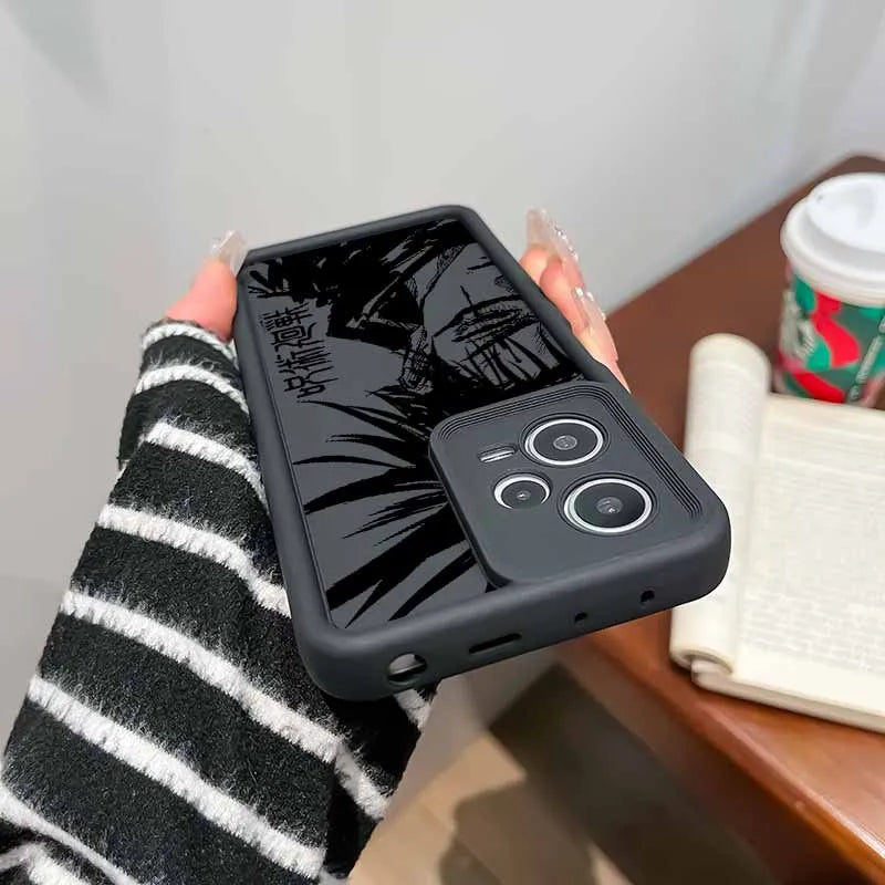 Capa Jujutsu Kaisen Anime para Xiaomi, POCO e Redmi – Design Exclusivo e Proteção