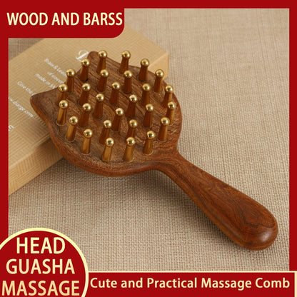 Ferramenta massageadora facial Guasha Varinha Kansa