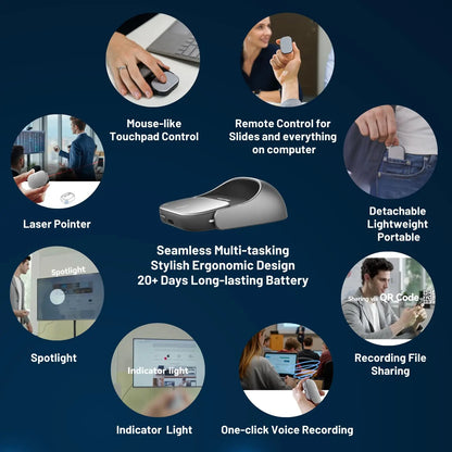 Cheerdots 2 Air Mouse Destacável Touchpad Sem Fio