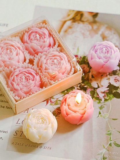 Caixa de Velas Aromáticas Florais