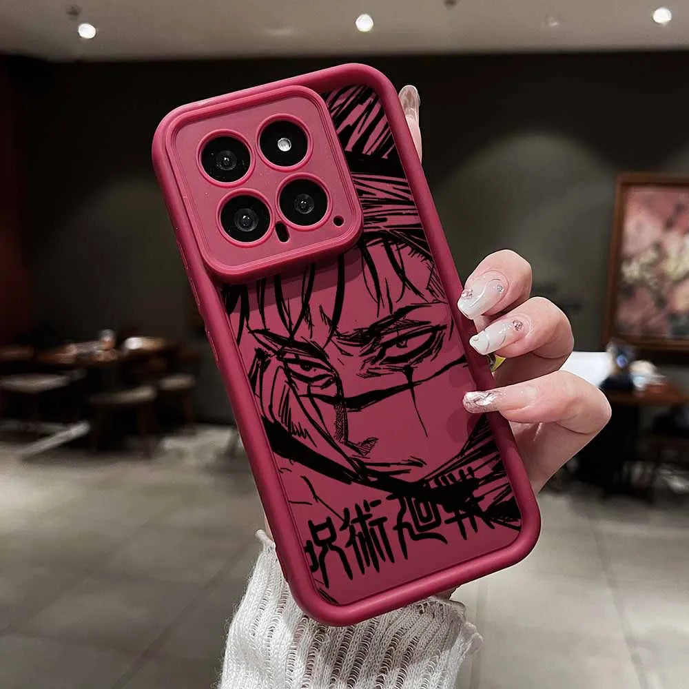 Capa Jujutsu Kaisen Anime para Xiaomi, POCO e Redmi – Design Exclusivo e Proteção