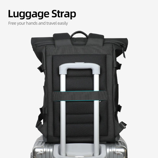 Mochila roll-top à prova d'água hk