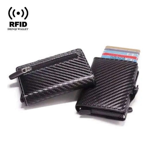 Carteira Rfid de Fibra De Carbono