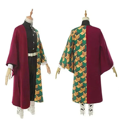 Cosplay Tomioka Giyuu de Kimetsu no Yaiba – Traje Anime para Adultos e Crianças