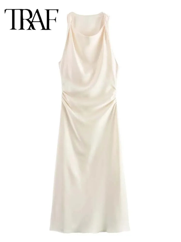 Vestidos longos cetim