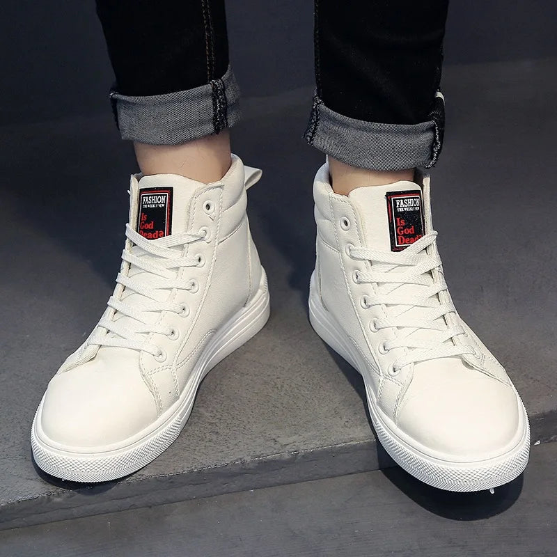 Tênis esportivo casual masculino de sola macia, modelo coreano