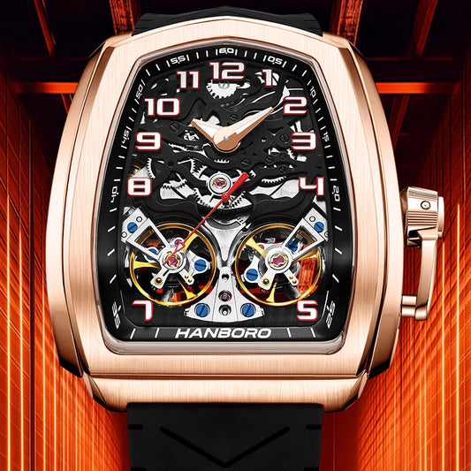 Relógio Hanboro escavado