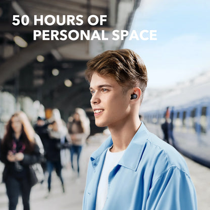 Fones de ouvido sem fio adaptáveis Soundcore by Anker Space A40