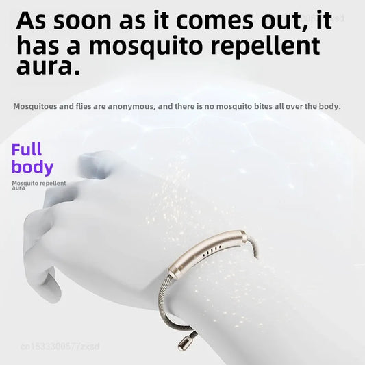 Pulseira repelente de mosquitos