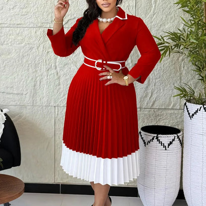 Vestido de manga comprida