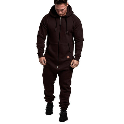Conjunto Masculino de Moletom com Capuz e Calças
