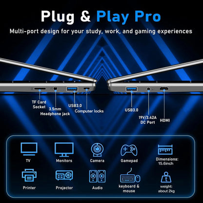 Computador Portátil 15,6″ Intel Core i9