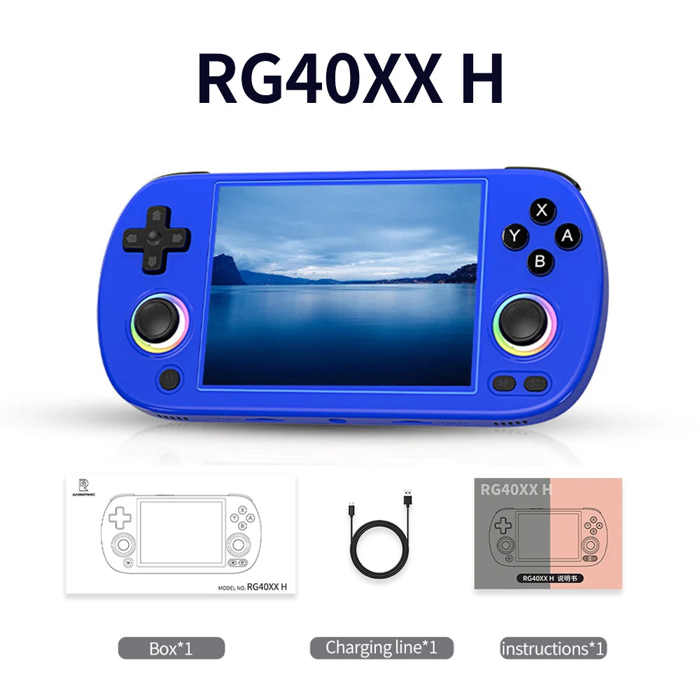 Consola Portátil Anbernic RG40XX H — 4 polegadas