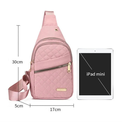 Bolsa tiracolo acolchoada