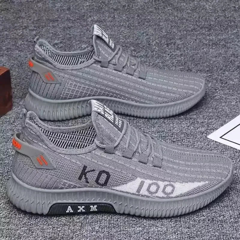 Tênis de malha respirável antiderrapante