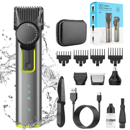 Kit de Corte de Cabelo Xiaomi Masculino Multifuncional IPX5 à Prova d'Água