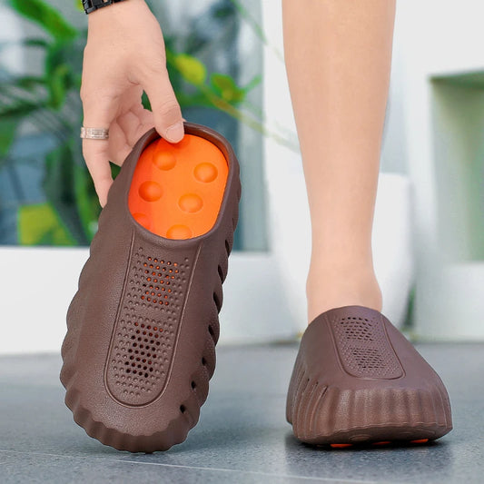 Chinelo de massagem para os pés em EVA leve