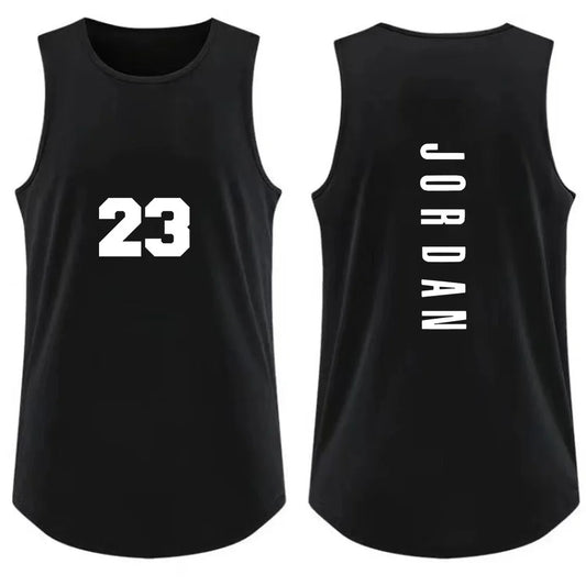 T-shirt casual respirável sem mangas