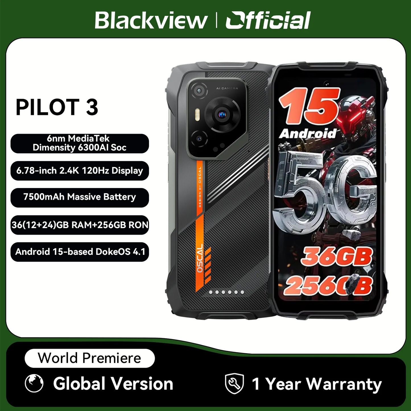Blackview OSCAL PILOT 3 5G