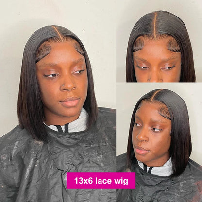 Perucas de cabelo humano de renda frontal