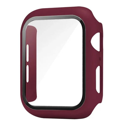 Película protetora de vidro + capa para Apple Watch