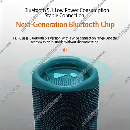 Caixa de Som Portátil JBL F6 — Bluetooth 5.3, IPX7, 25–49 W e USB