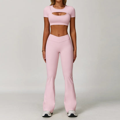 Conjunto de roupas esportivas