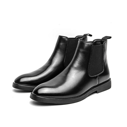 Botas Chelsea Masculinas de Estilo Britânico