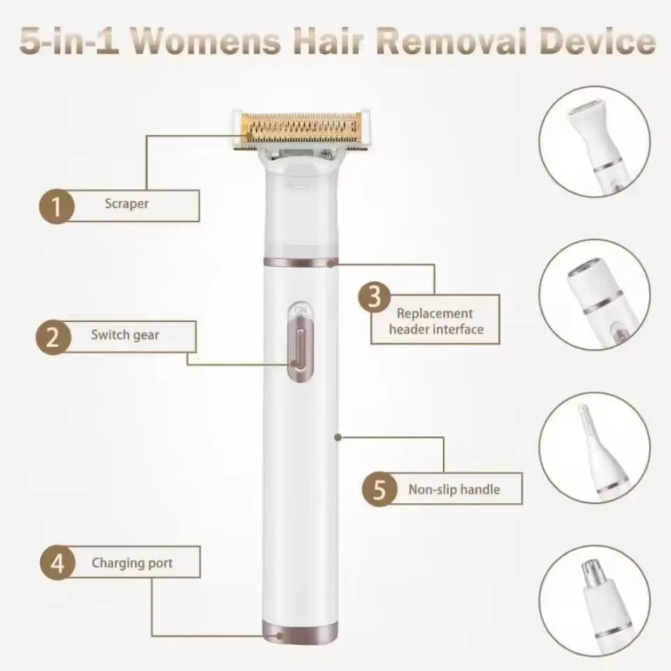 Aparador de pelos 5 em 1