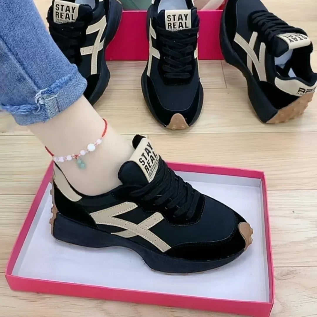 Ténis casuais femininos desportivos de luxo