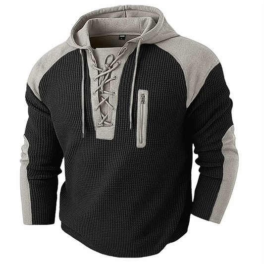 Moletom masculino casual com capuz