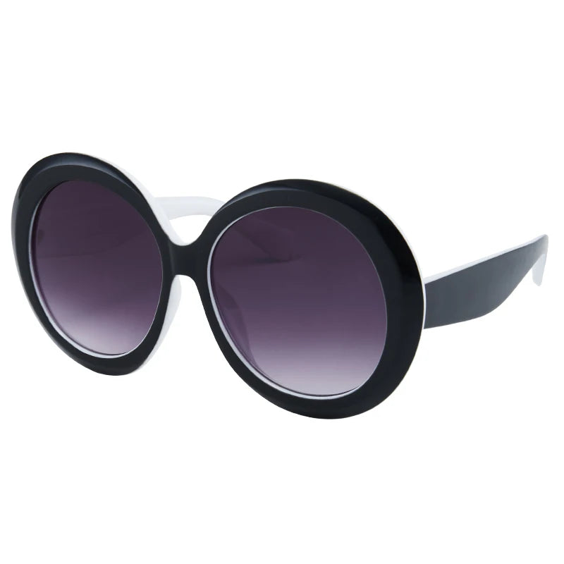 Óculos de Sol Femininos Oversized — Armação Redonda e UV400