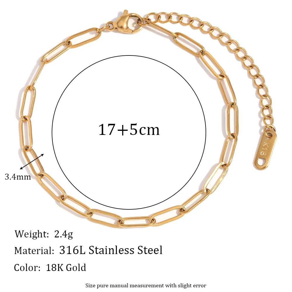 Pulseira Feminina Ebbelle em Aço Inoxidável