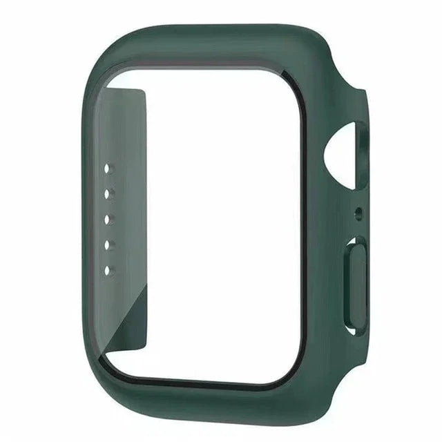 Película protetora de vidro + capa para Apple Watch