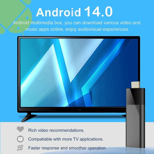 Q12 Mini TV Stick Android 14