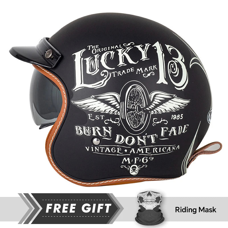 Capacetes de motocicleta Open Face