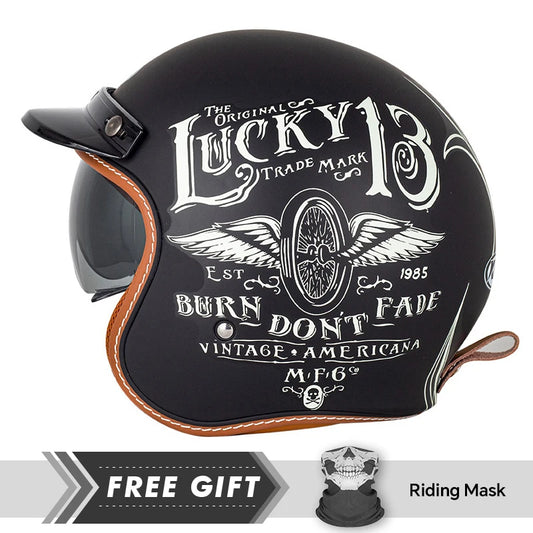 Capacetes de motocicleta Open Face